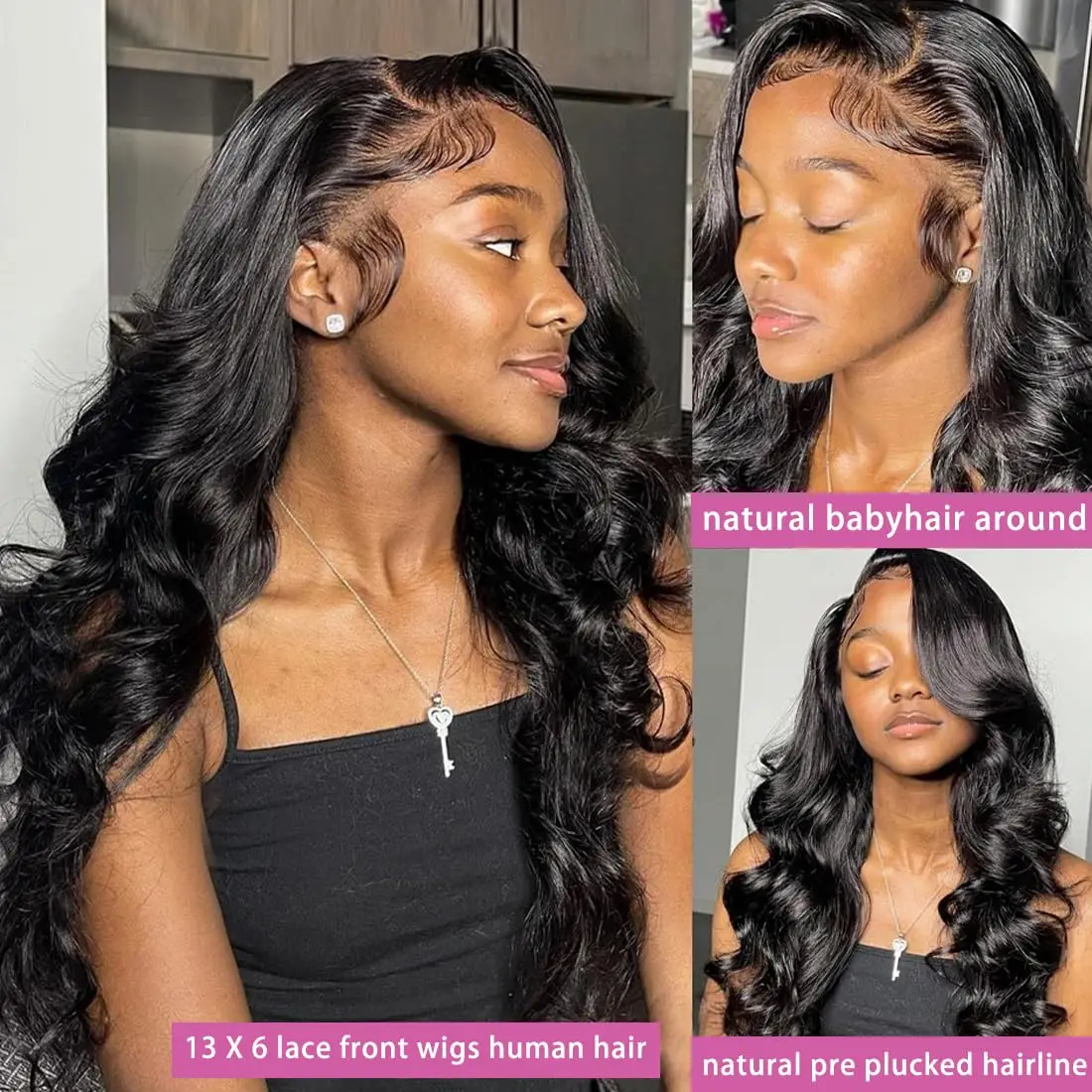 شعر مستعار بشري مموج 100% جودة شعر بشري 13X6 5x5 13x4 Hd شعر مستعار أمامي من الدانتيل 200 كثافة دانتيل برازيلي أصلي 26 بوصة #2