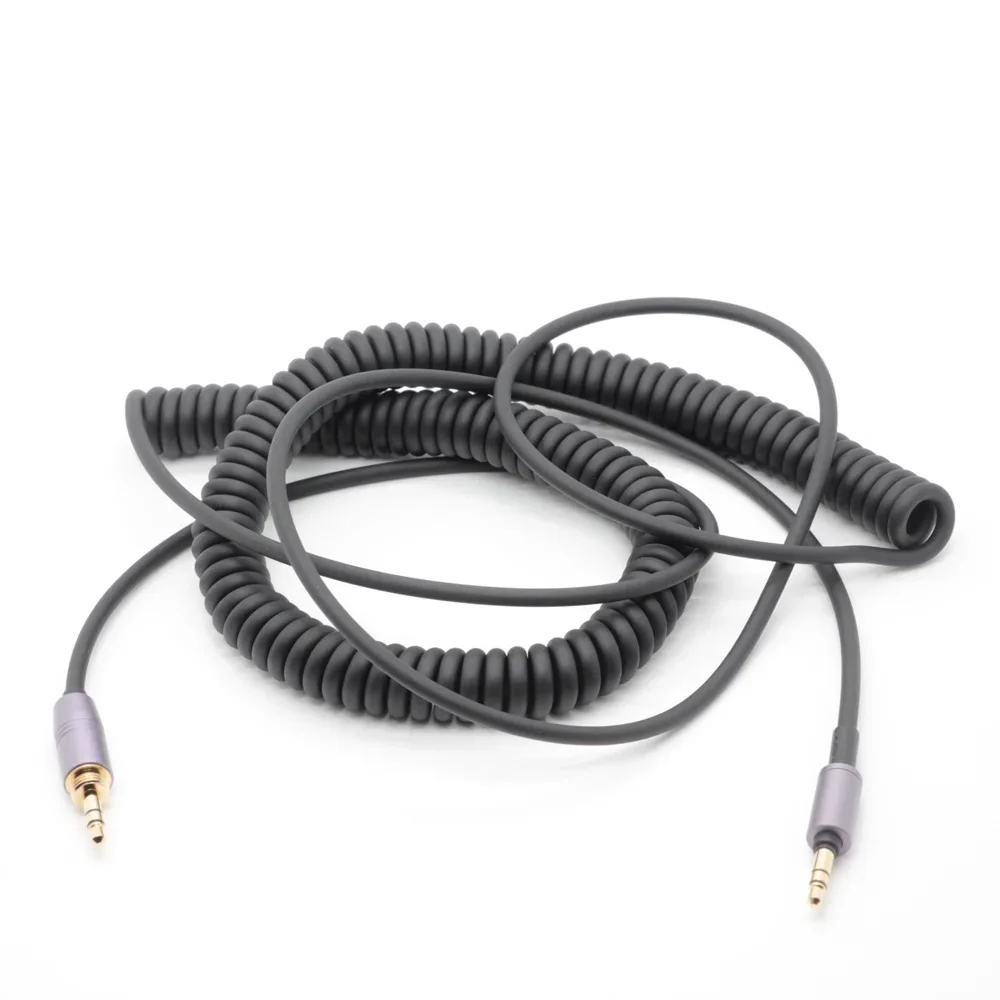 Poyatu Feder entlastung gewickeltes Kopfhörer kabel für philips fidelio x2hr l2 shp9600 shp9500 shp9500s Kopfhörer kabel Kabel Kabel