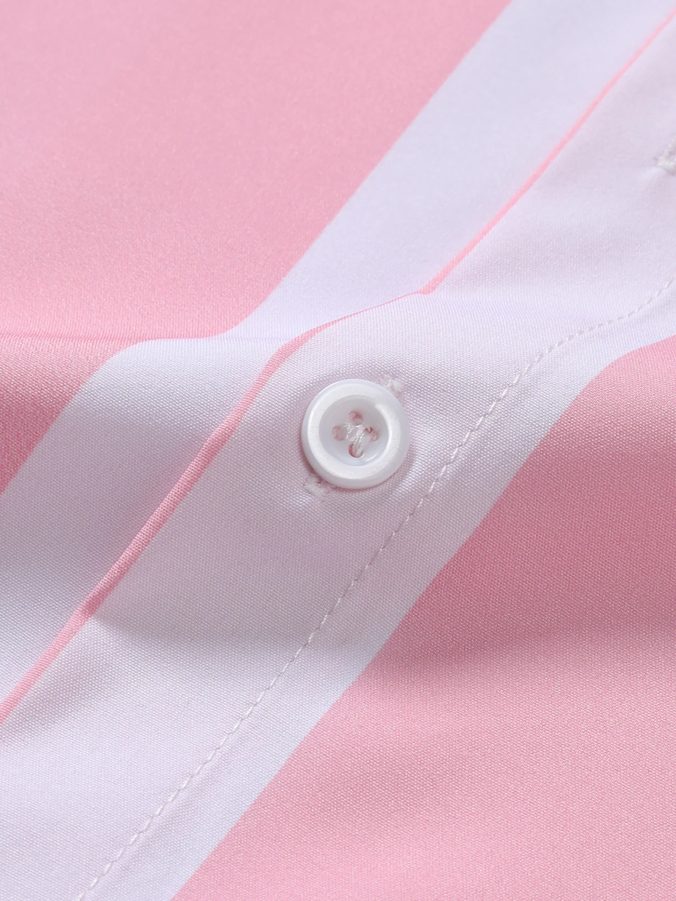 Men Random Vertical Striped Shirt Summer Short Sleeve Printed Shirt Thin Beach Shirt Men Casual Top