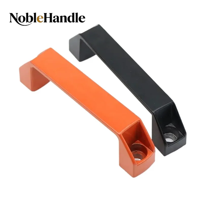 Thickened Square Industrial Pull Handle LS522 Black Plastic Buckle Surface Mount Handle for Equipment Toolbox Cabinet Hardware