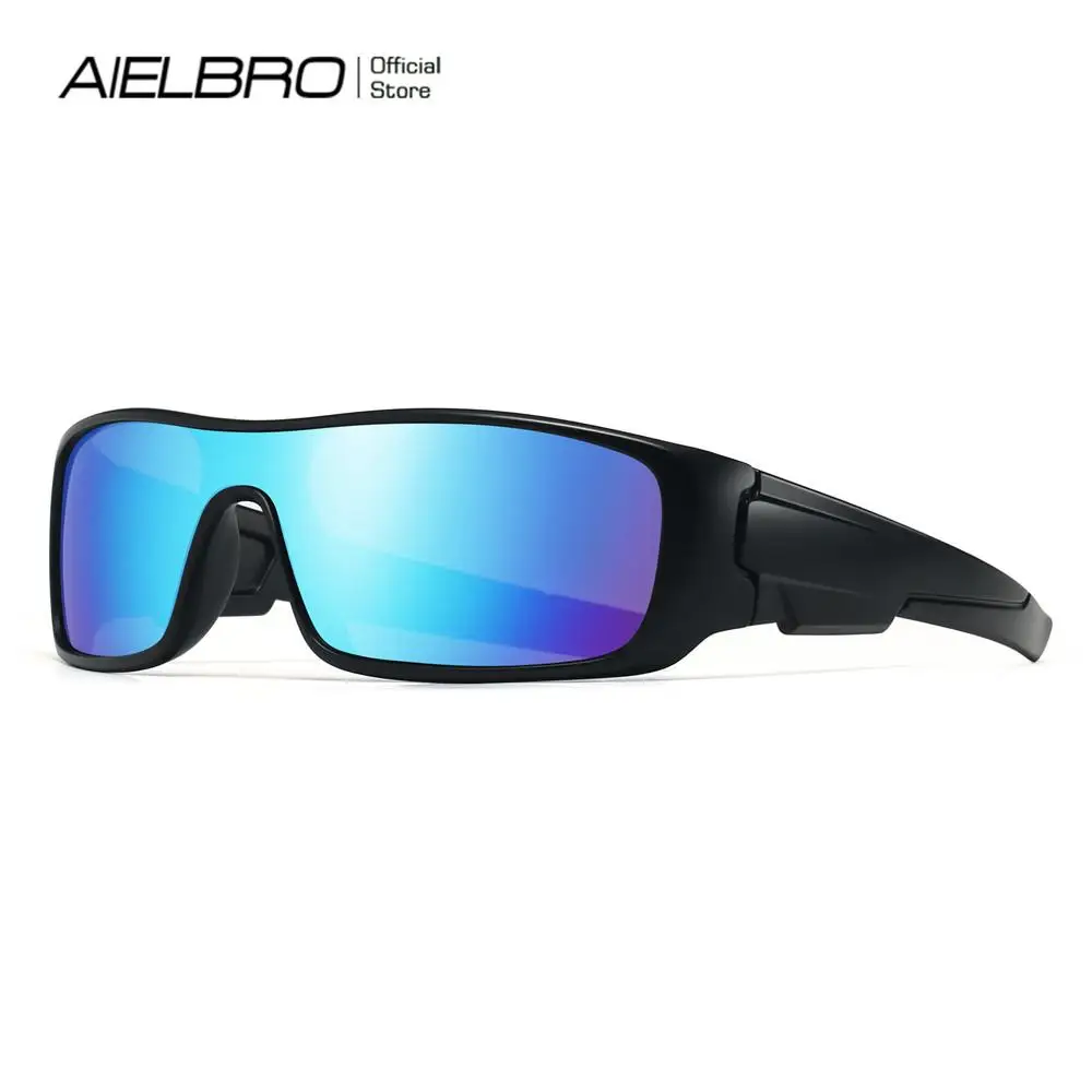 

AIELBRO Men Sports UV400 Cycling Sunglasses Bike Shades Outdoor Bicycle Glasses Goggles Bike Accessories Shades for Man Women