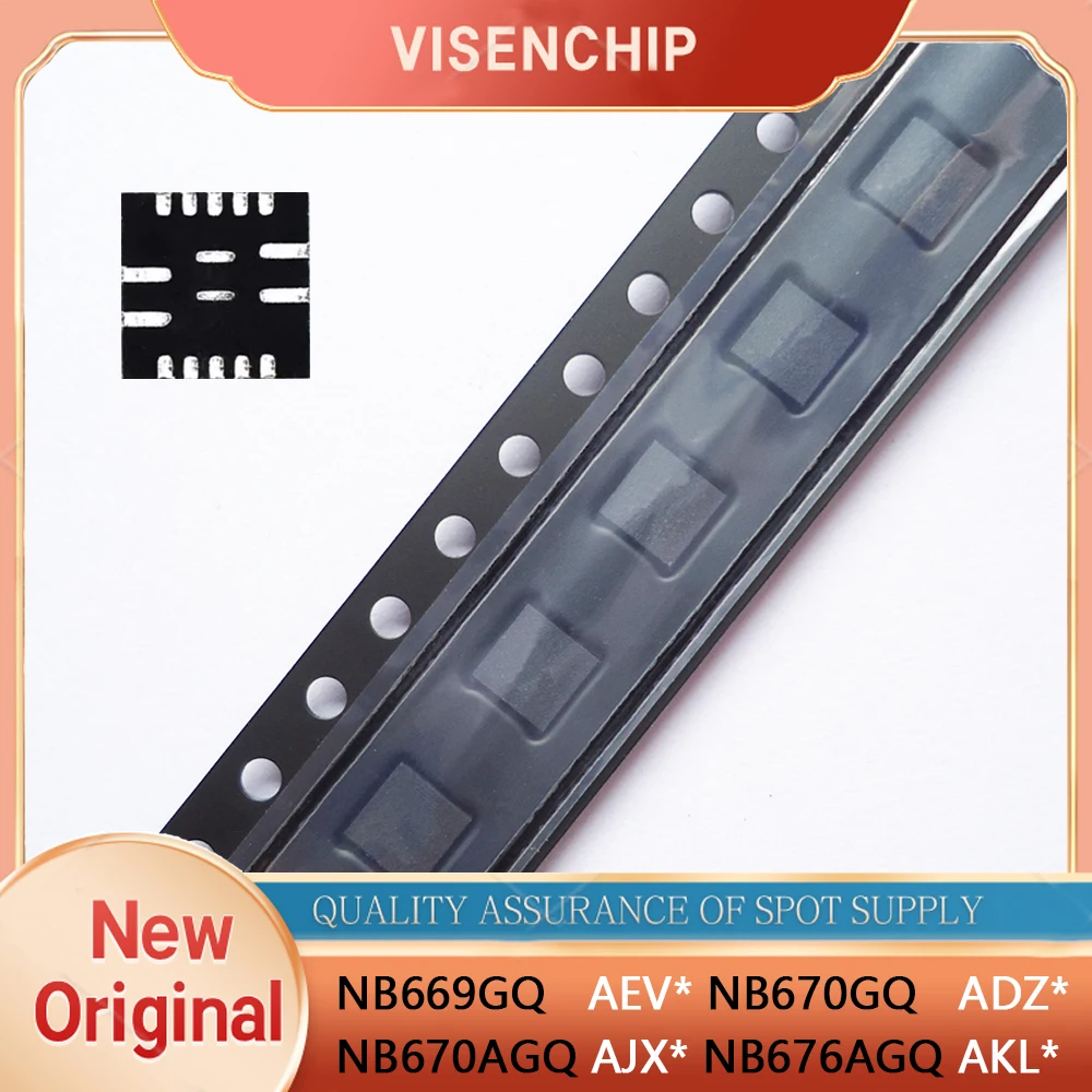 5pieces New NB669GQ NB669 AEVD AEV... NB670GQ NB670 ADZD ADZ... NB670AGQ NB670A AJXD AJX... NB676AGQ NB676A AKLE AKL... QFN-16