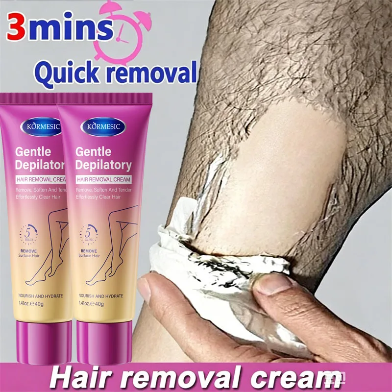 Permanent Hair Removal Cream Hair Growth Inhibitor Face Arm Armpit Leg Intimate Areas Painless Depilatory For Men Women Care