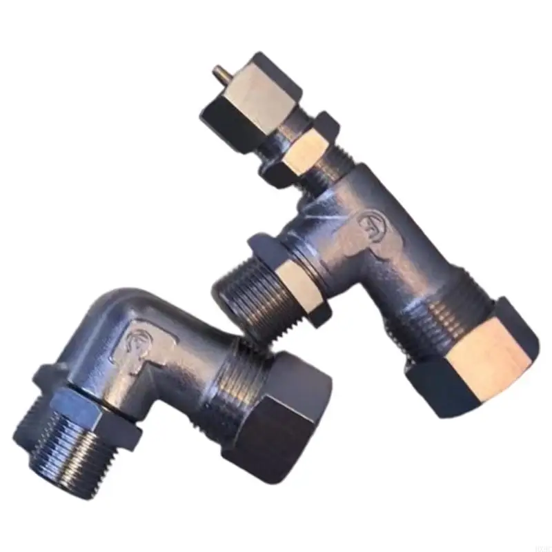 Boiler Water Level Gauge Glass Tube Assembly Boiler Gauge Glass Adapter Copper 3/8inch Water Gauge Fitting Enduring HX6C