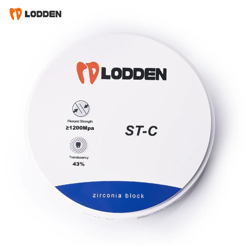 

LODDEN Zirconia Block ST-C 98mm Zirconia Disc 98mm Open System Vita 16 Colors For CAD/CAM Dental Lab Material Milling Disc