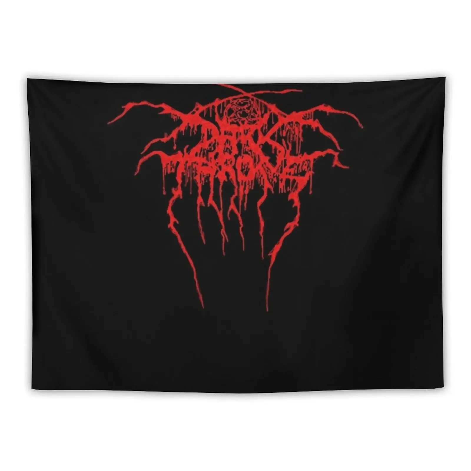 Darkthrone Logo 3 Black Metal Tapestry Cute Decor Decorative Wall Murals Room Design Room Decor Korean Style Tapestry