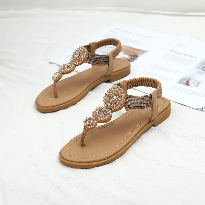 TIMETANGWomen Sandals Slip On Ladies Fashion Shoes Clip Toe Women's Casual Comfotbale Flats 2021 New Woman Shoe Plus Size Summer