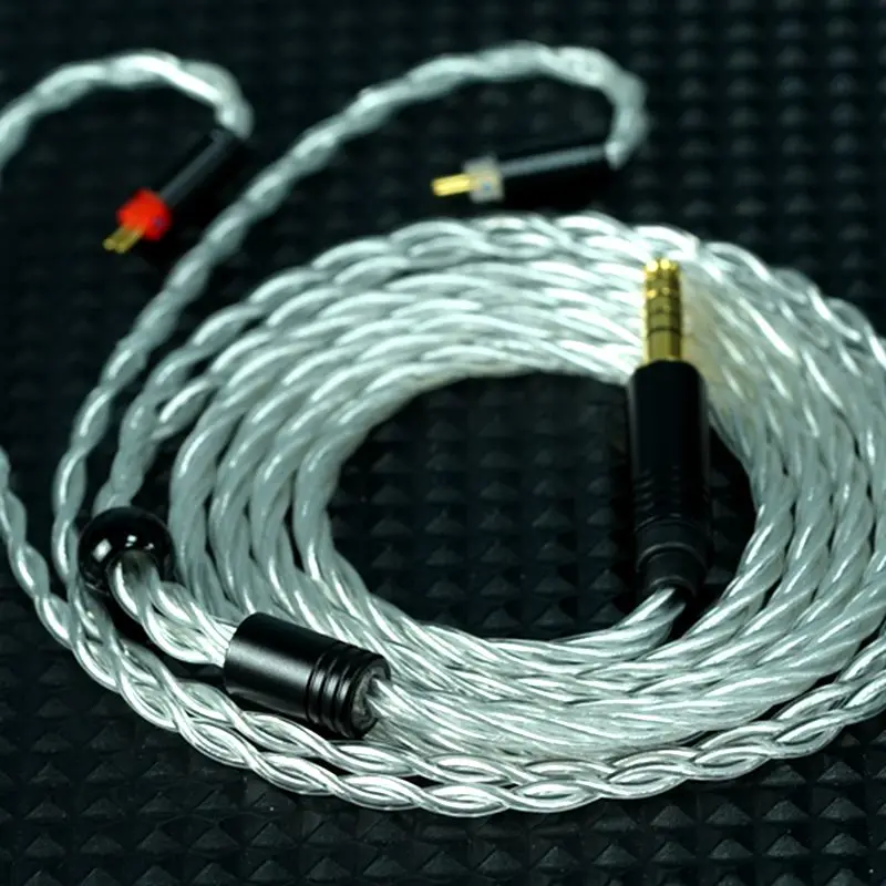 XINHS S105 4-strand coaxial structure single crystal copper silver plated upgrade line