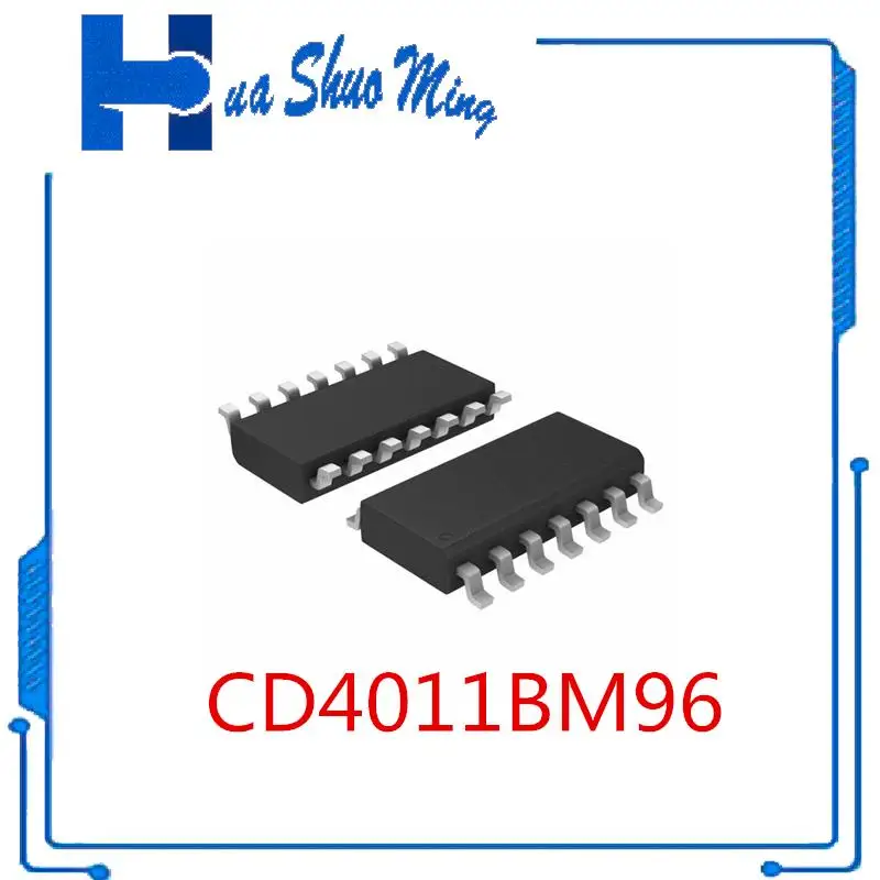 10 ชิ้น/ล็อต CD4011BM96 CD4011 CD4011BM 4011 4011BM 4011BM96 SOIC14