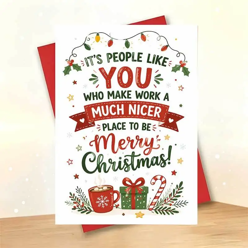 Christmas cards, holiday lights, and gift designs are made even more beautiful by having colleagues like you