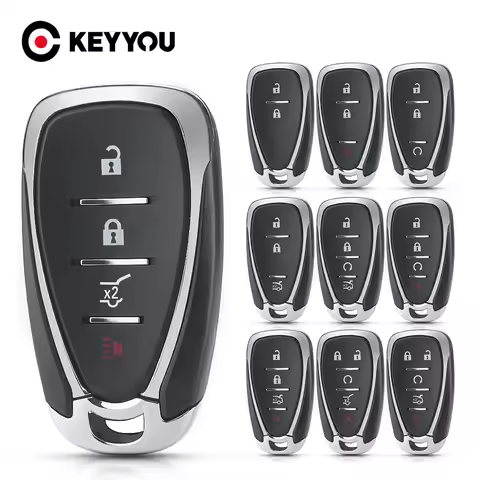 KEYYOU For Chevrolet Camaro Cruze Malibu Spark Bolt Equinox Sonic Trax Volt Remote Key Shell Keyless Key Case