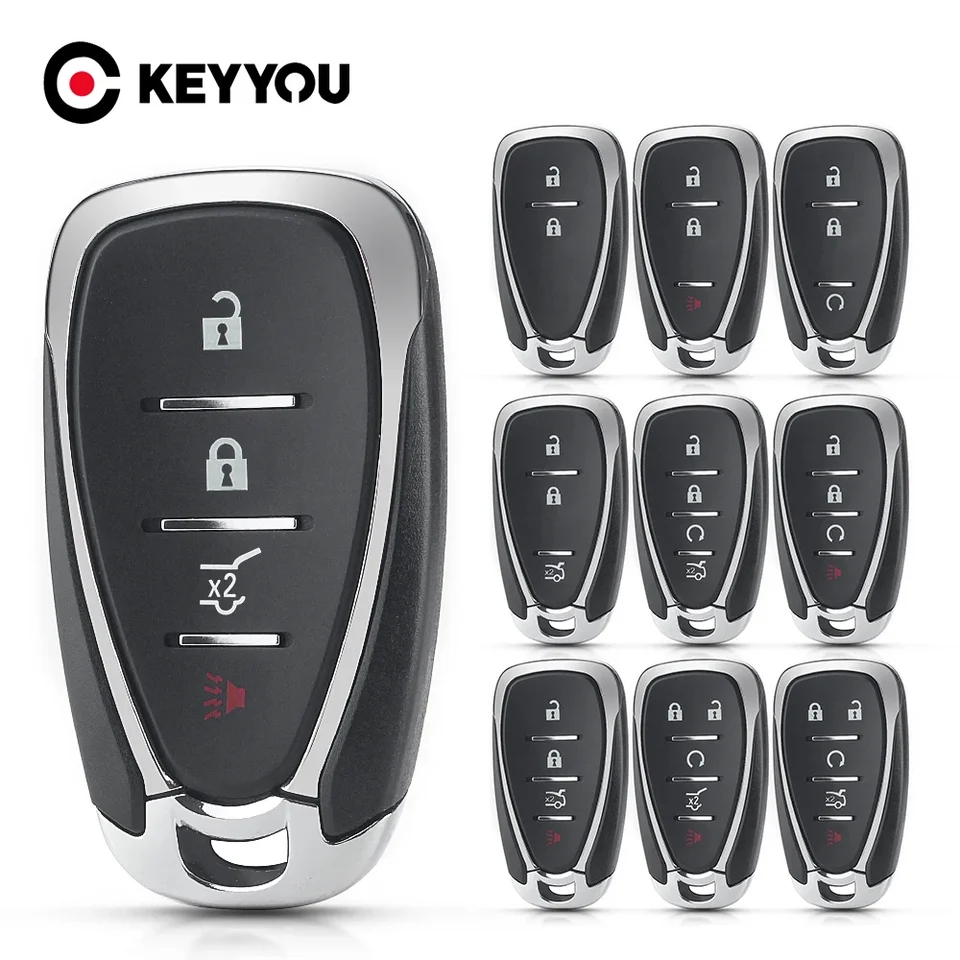 2-Pack Remote Key Fob Shell Case – For Chevy Equinox Camaro Cruze (Senvo Autoparts)