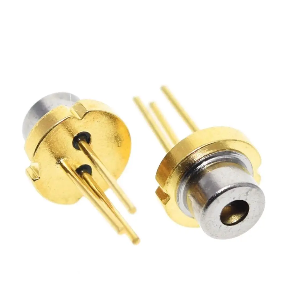 1/2/5/10pcs 5mw High Power 650nm 2.2V TO-18 Laser Diode Red Laser Head Diode Module Burning Infrared