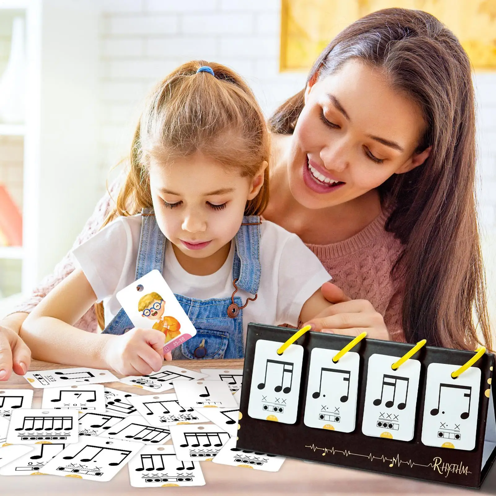 Musik-Lernkarten für Klavier, komplettes Lernhandbuch, 75 Stück, Klavier-Lernwerkzeuge für Anfänger, Lernen zu Hause, im Klassenzimmer