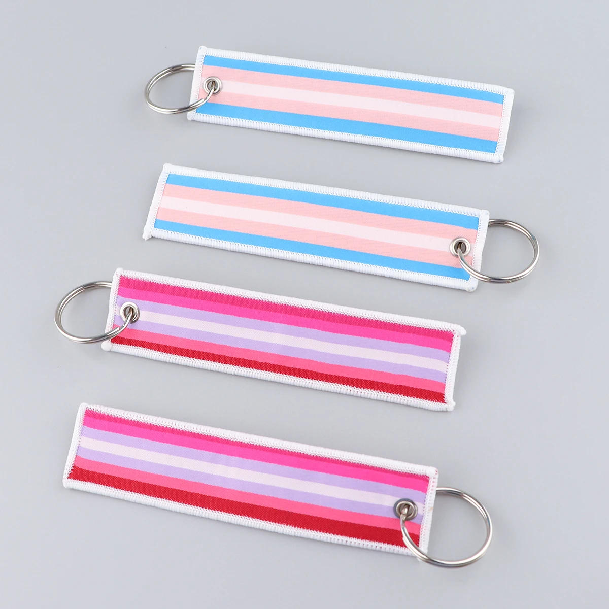 

1PCS Homosexuality Embroidery Key Fobs Keychain for Motorcycle Cars Gay Key Holder Pendant Jewelry Chaveiro Gifts