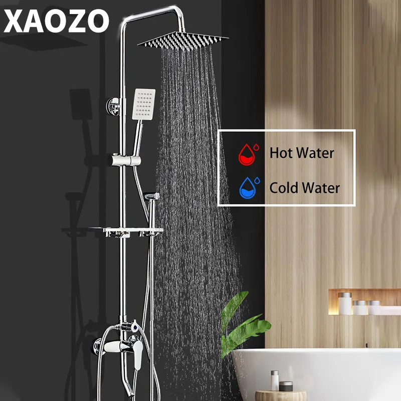 Bathroom Chrome Shower Set Bathroom Bathtub Shower 360 Degree Rotating Faucet With Hand Shower Faucet Rain Shower