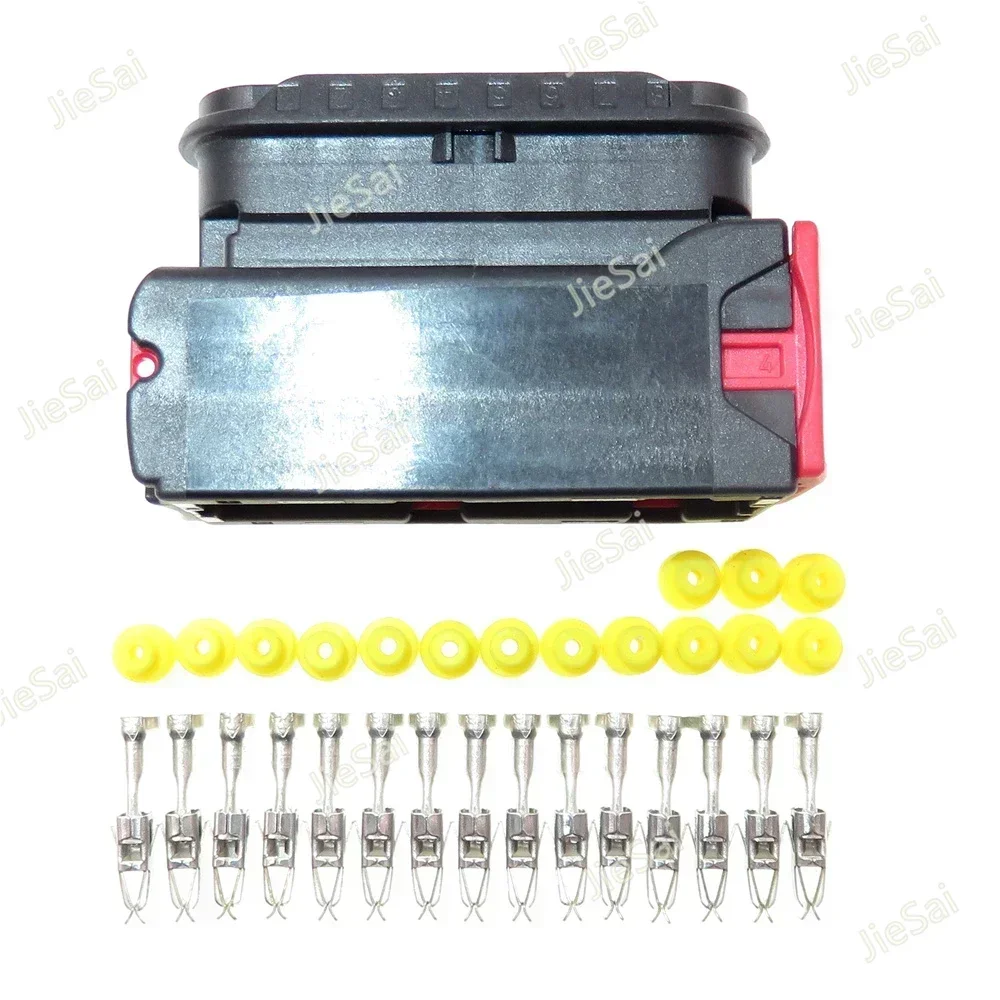 15 Pin Car Waterproof Socket Auto Headlight Wiring Adapter 1801326-1 Automobile Headlamp Wire Connector