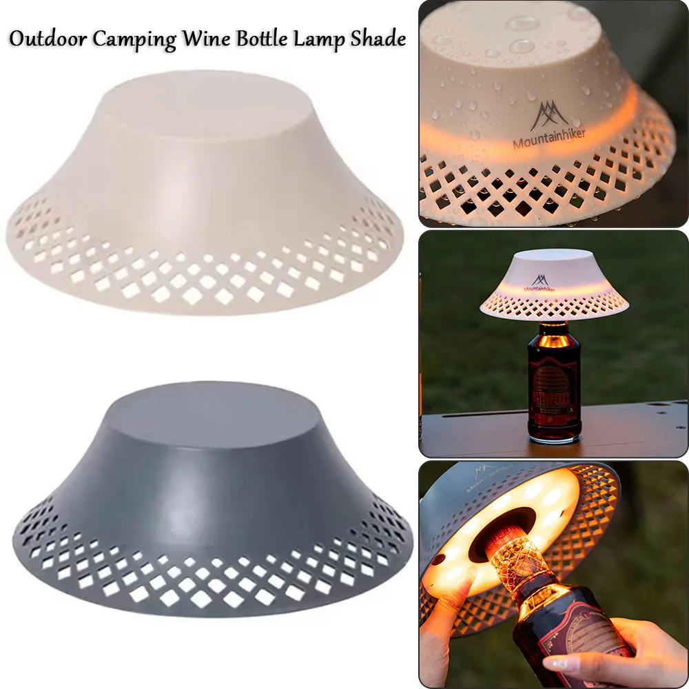 3 Modes Outdoor Camping Wine Bottle Cover Light Lampshade Dimming Rechargeable Dining Bedroom Camping Bottle Lights Bar Tools