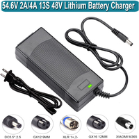 54.6V Battery Charger for  48V 2A Power Supply for 48V Ecotric  /Lectric XP/Evercross H5   Lithium Battery