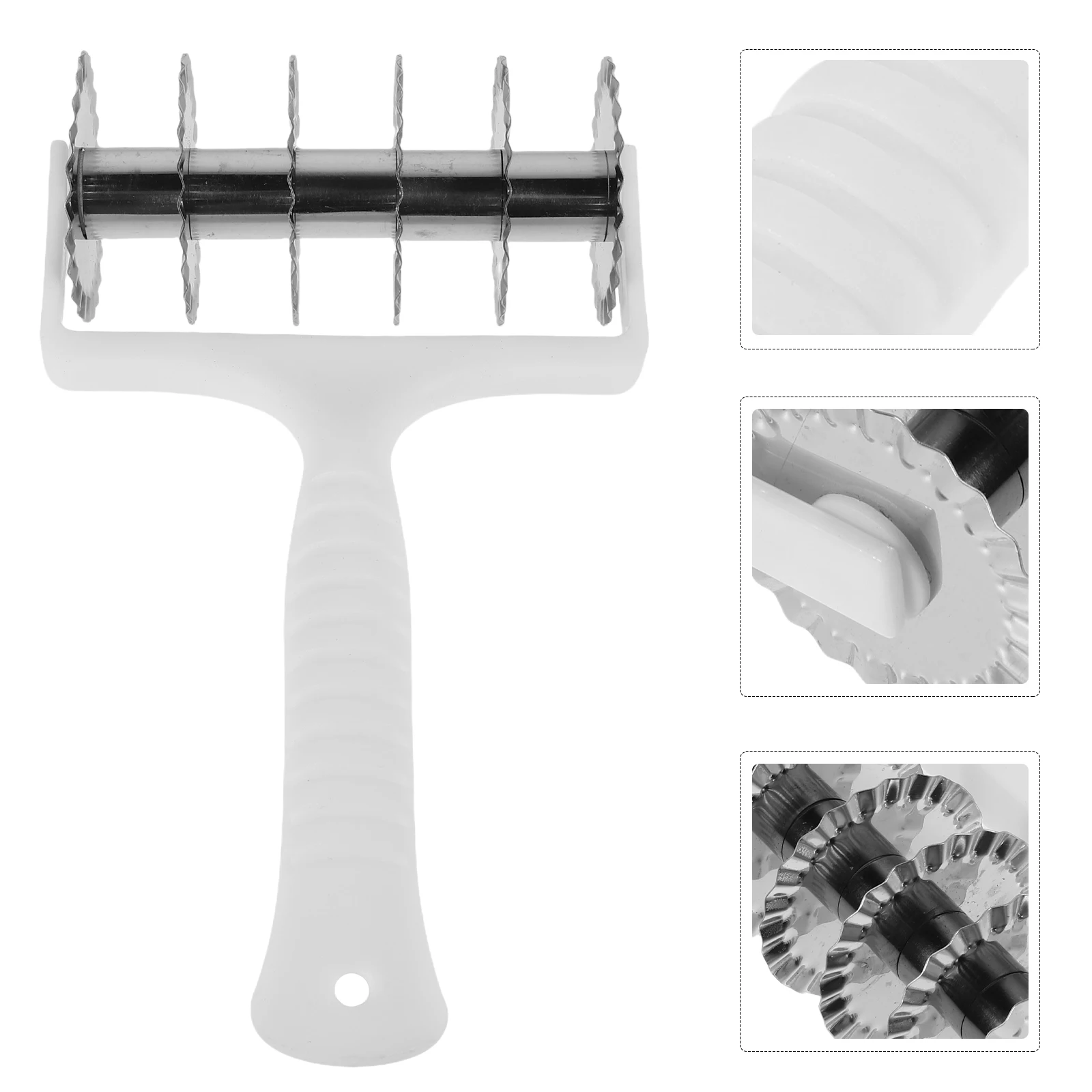 

Pasta Manual Noodle Cutter Lattice Roller for Dough Kitchen Cutting Machine Maker Stainless Steel Spaghetti