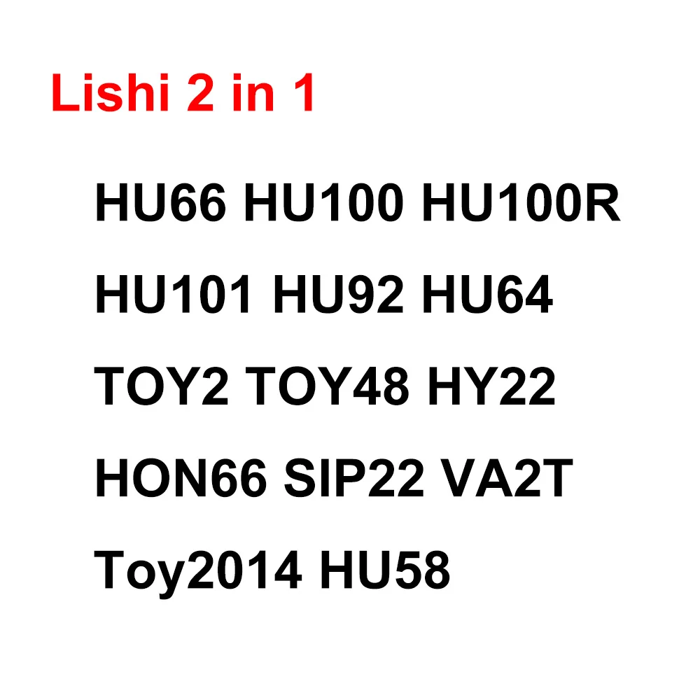 2 in 1 Tool Locksmith HU66 HU100 HU100R HU101 HU92 HU64 TOY2 TOY48 HY22 HON66 SIP22 VA2T Toy2014 HU58 TOOLS  2IN1 for Car key