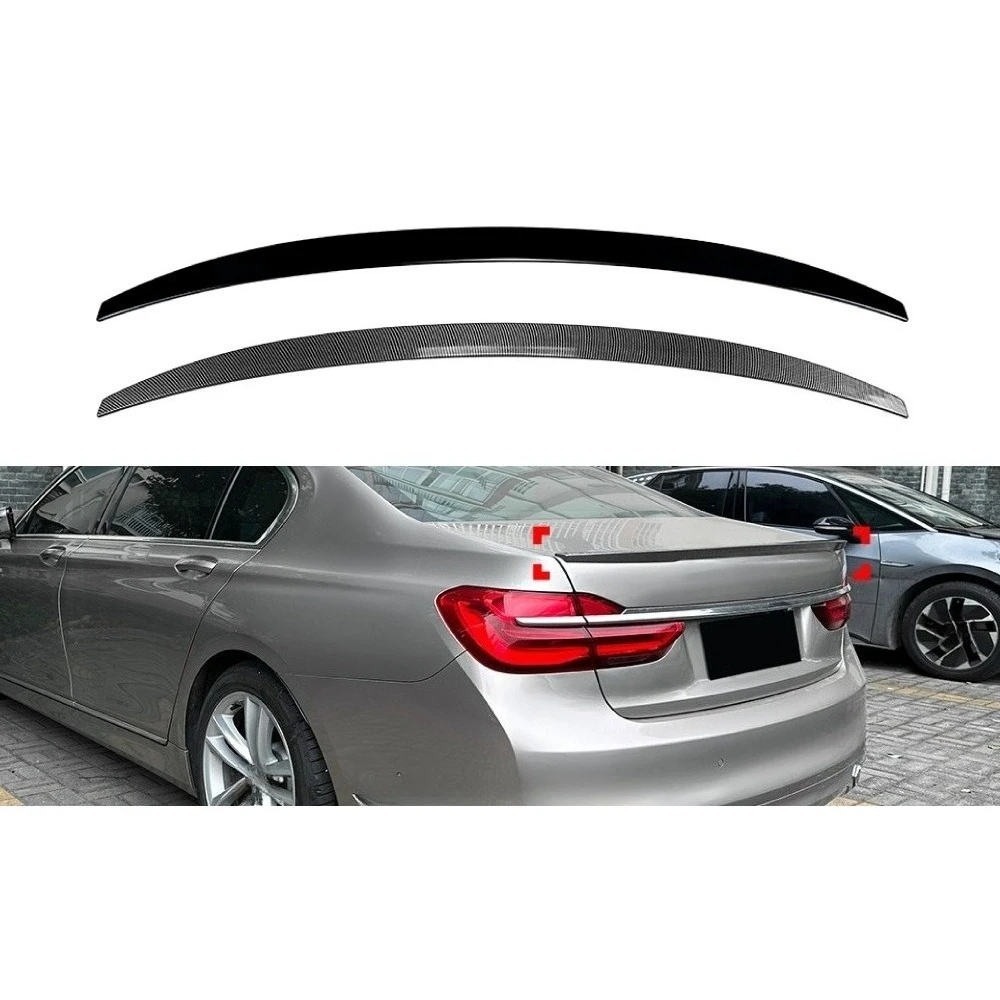 

For BMW 7 Series G11/G12 16-22 MP Style Rear Spoiler/Roof Spoiler ABS Material Damage-Free Installation Exterior Styling Upgrade