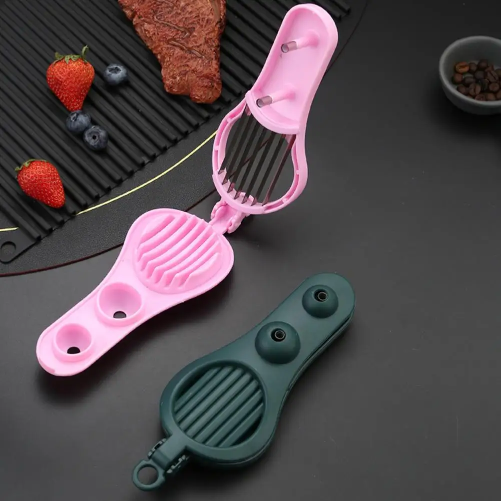 

Strawberry Slicer Cherry Corer Efficient Kitchen Tools 2-in-1 Cherry Pitter Slicer Strawberry Cutter for Easy Removal Fruit