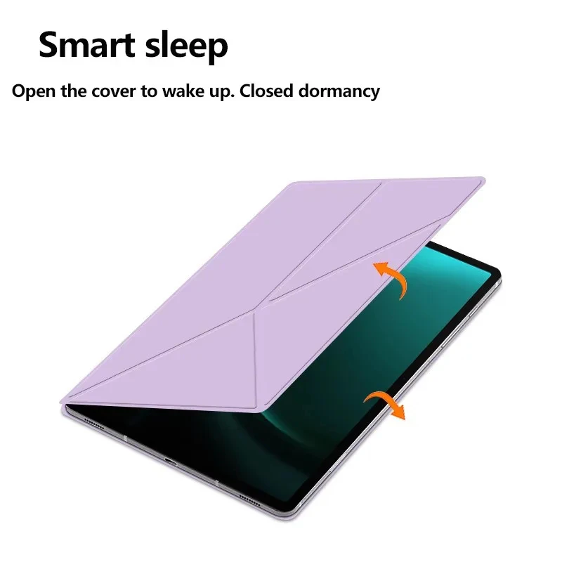 For Samsung Galaxy Tab S10 Ultra 14.6 S10 Plus S10+ 12.4 S9 FE Plus S8 Plus S7 EF S8 S7 11 Magnetic Deformation Y-Folding Cover