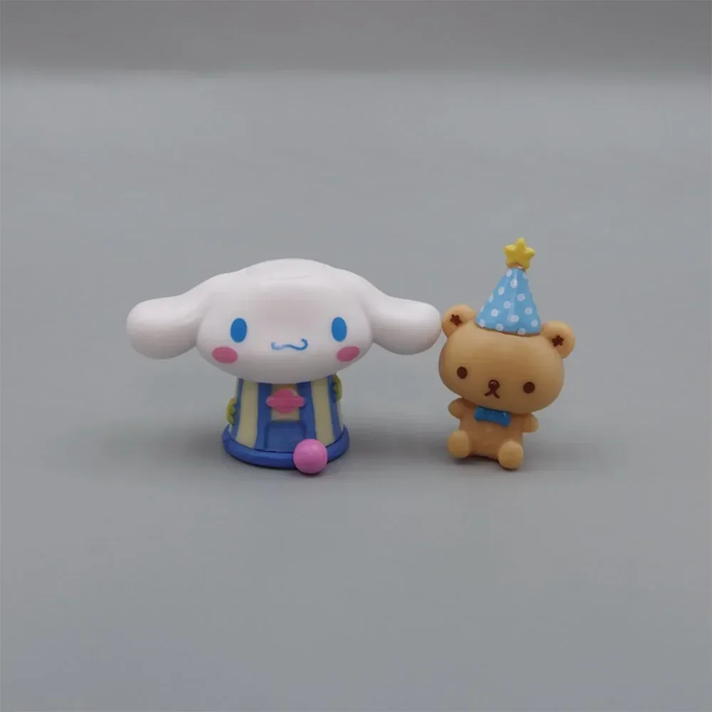 Gâteau d'anniversaire Cinnamoroll pour enfants, figurine d'anime Sanurgente, jouets Kawaii, cadeaux de décoration, fête d'anniversaire, cadeau de Noël