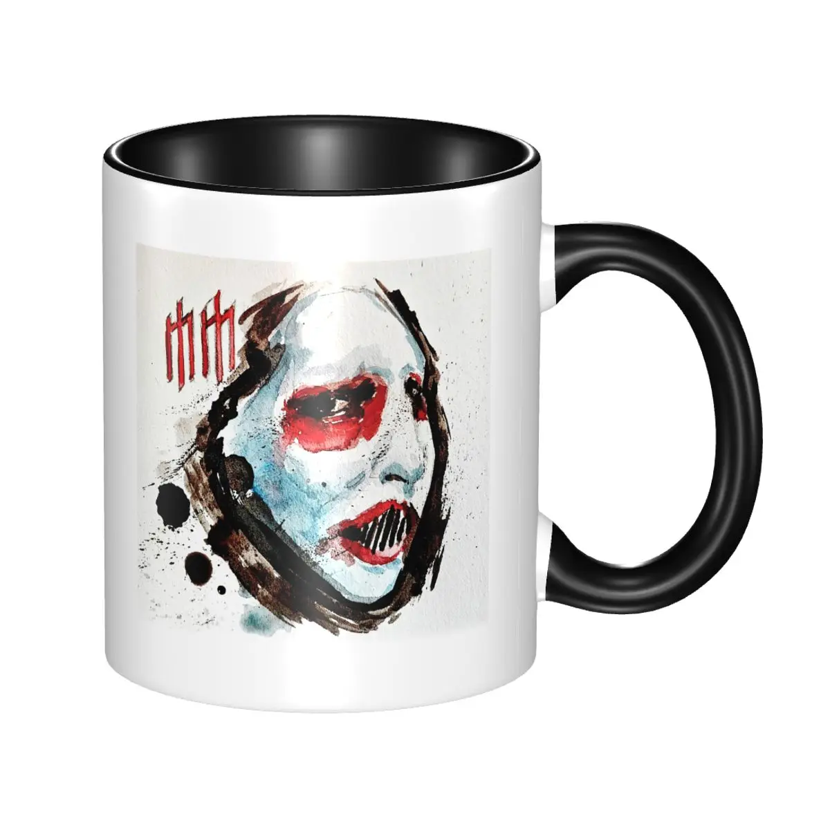 Marilyn Manson The Golden Age Of Grotesque Mug Funny Ceramic Coffee Cups Tea Mugs Milk Cup Drinkware Gifts for Friends