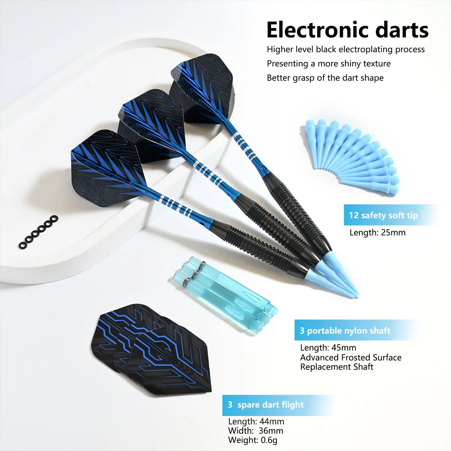 مجموعة سهام كاتربيلر 19 جرام إلكترونية ناعمة #1