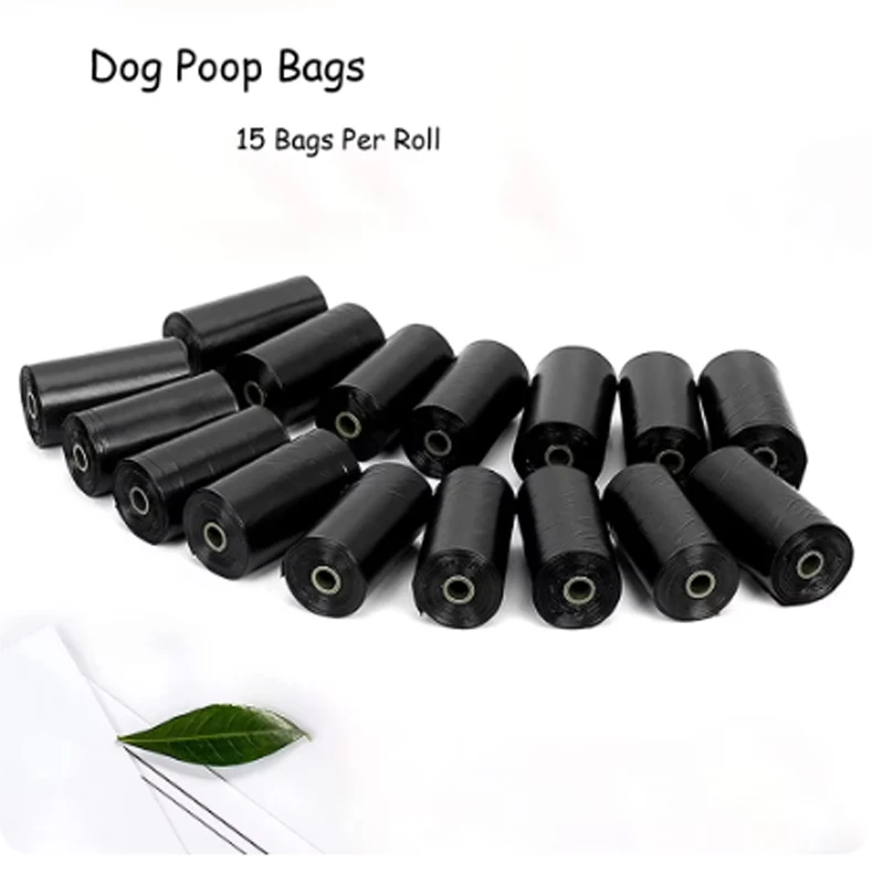 120 Rolls Dog Poop Bag Outdoor Cleaning Poop Bag Outdoor Clean Pets Supplies for Dog 15Bags/Roll Refill Garbage Bag Pet Supplies