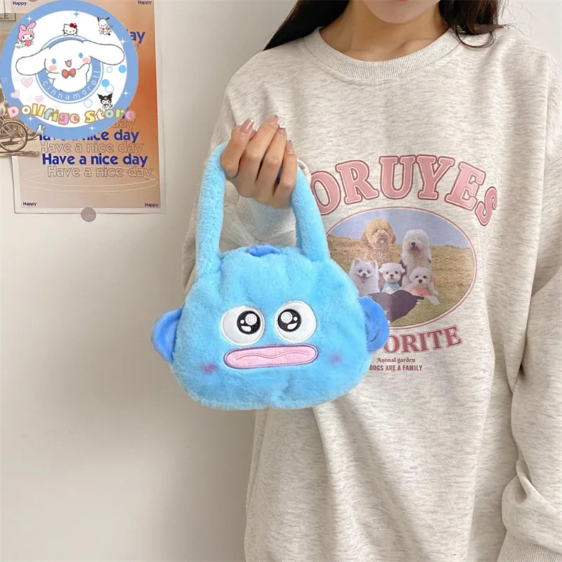 

Японская Новинка Sanrio мультфильм Hangyodon плюшевая кукла для отдыха сумка для путешествий зимняя теплая сумка Kawaii аниме детские подарки на день рождения