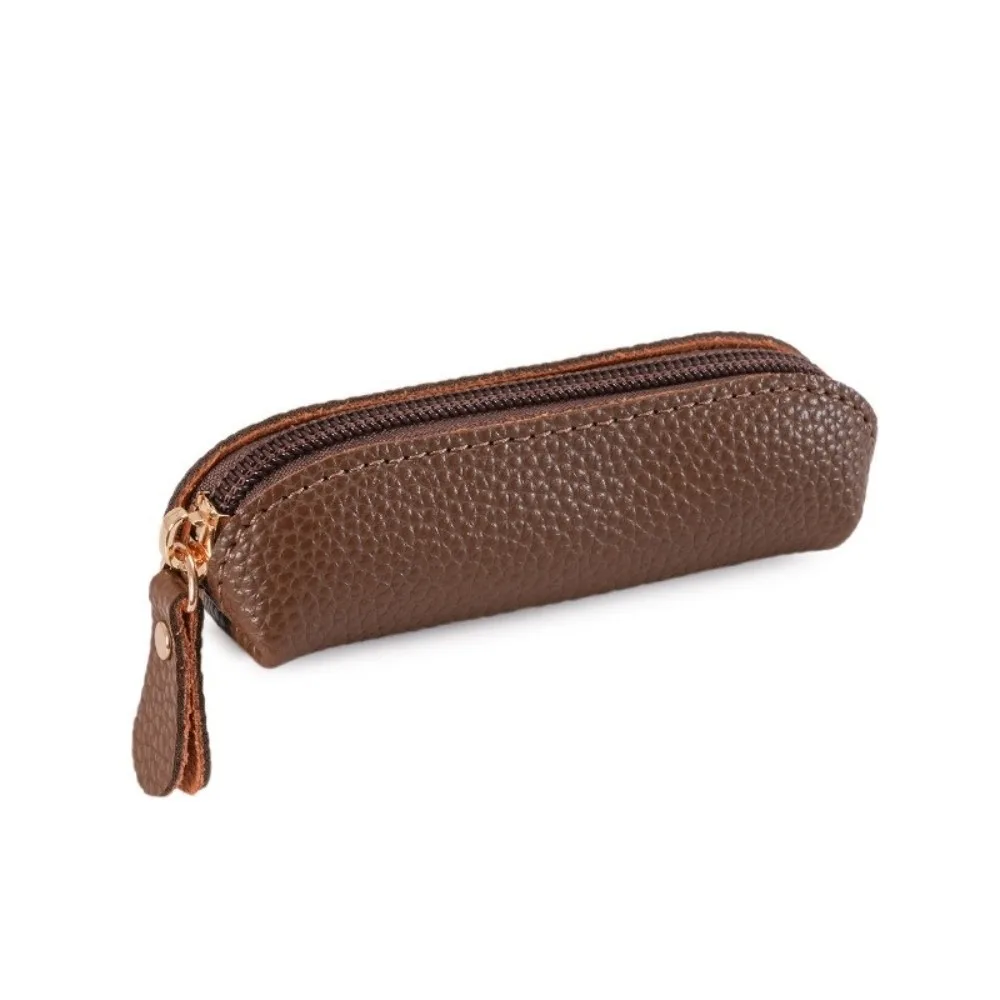 Fashion Solid Color Women's Wallet Waterproof Zipper PU Leather Coin Purse Compact Durable Mini Coin Bag Student