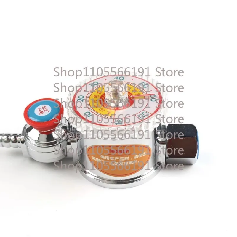 Mechanical Timing Gas Globe Valve Timed Gas Cut Off Safety Control Fitting 1/2 Inch For Barbecue Kitchen Indoor Outdoor Use