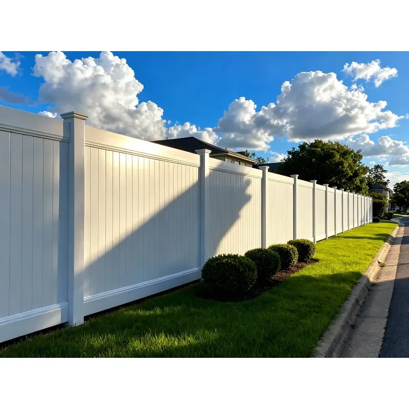 Custom Private Label Weatherproof 6x8ft 6x6ft Privacy PVC Fence Panels Anti-Fade No Fuss Assembly High-Quality ISO Approved