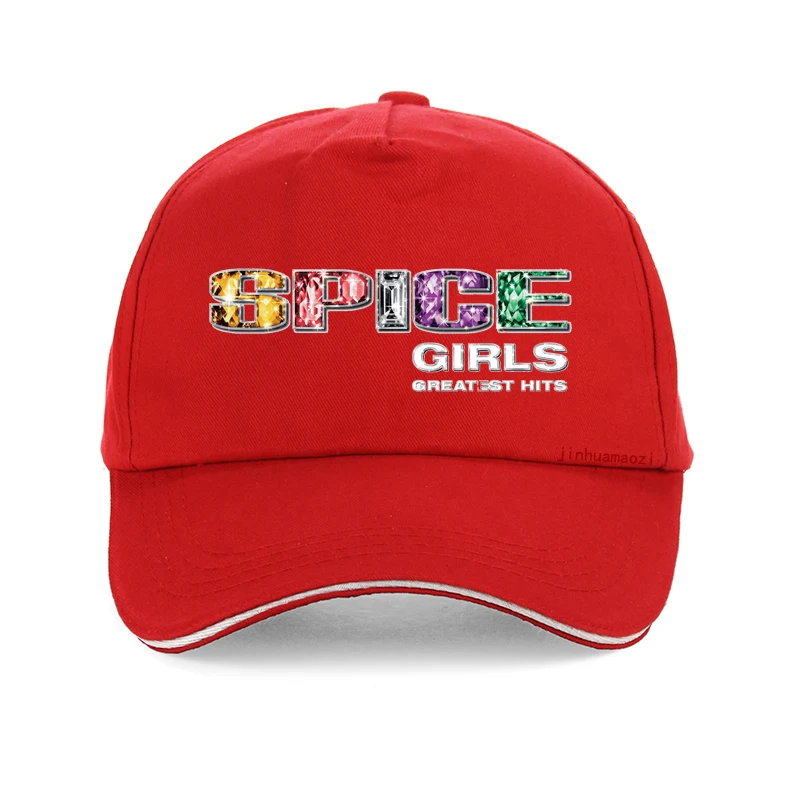 Spice Girls hat  Black Rock Tour Retro Vintage Girl Power Men Baseball Cap Summer Cotton Hip Hop visor Snapback hats