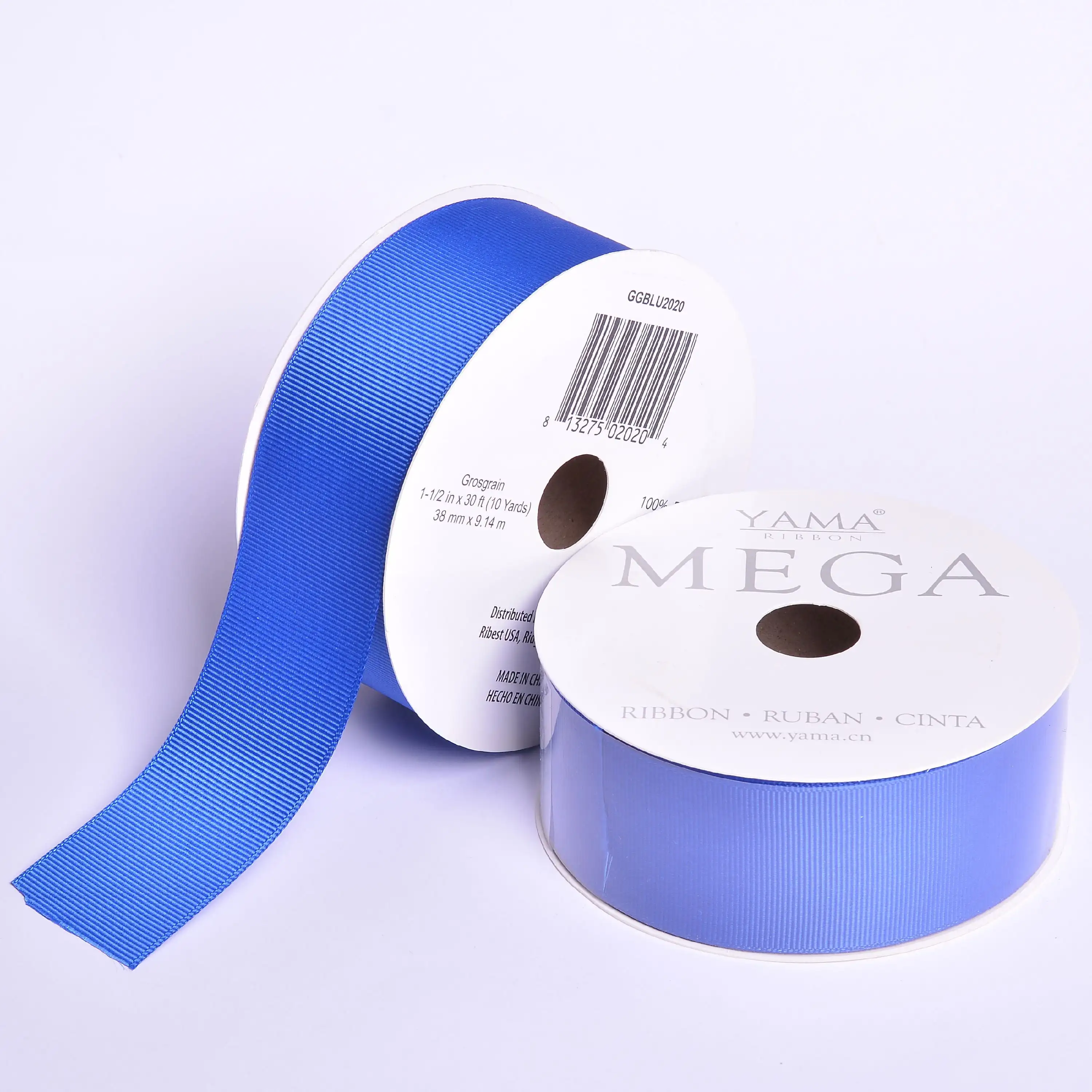 

Yama Ribbon 1.5 Blue Grosgrain Mega Ribbon, 1 Each