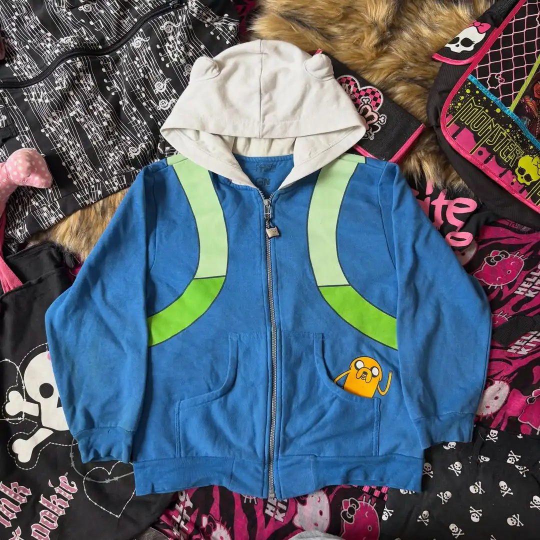 Y2K Cartoon Hoodie Advanced Fabric Sweatshirt Men Women Fashion Art Simple Streetwear Unisex Oversized Clothing