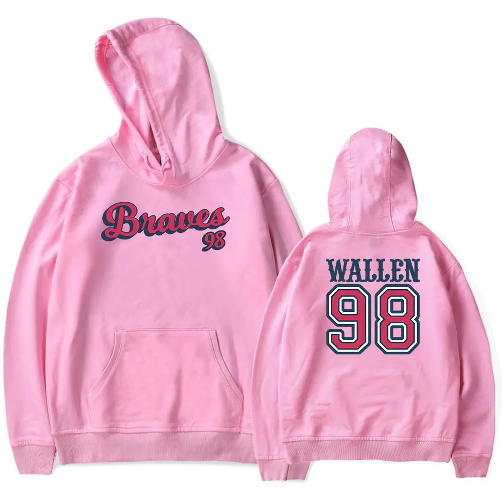 

morgan wallen 98 Braves merch hooded one thing at a time tour drawstring hoodies sweatshirt music fans Hip Hop pullover