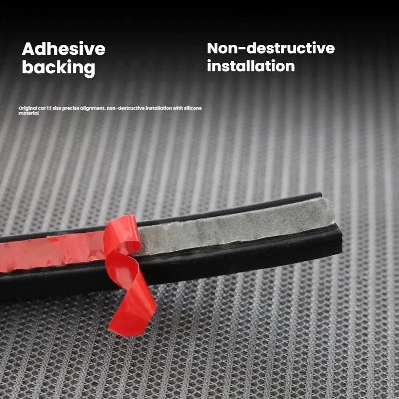 Car Door Seal Strip Rubber Noise Insulation Dustproof Seal Strip Not easy to Fall off For Mitsubishi Outlander Car Accessories view 5