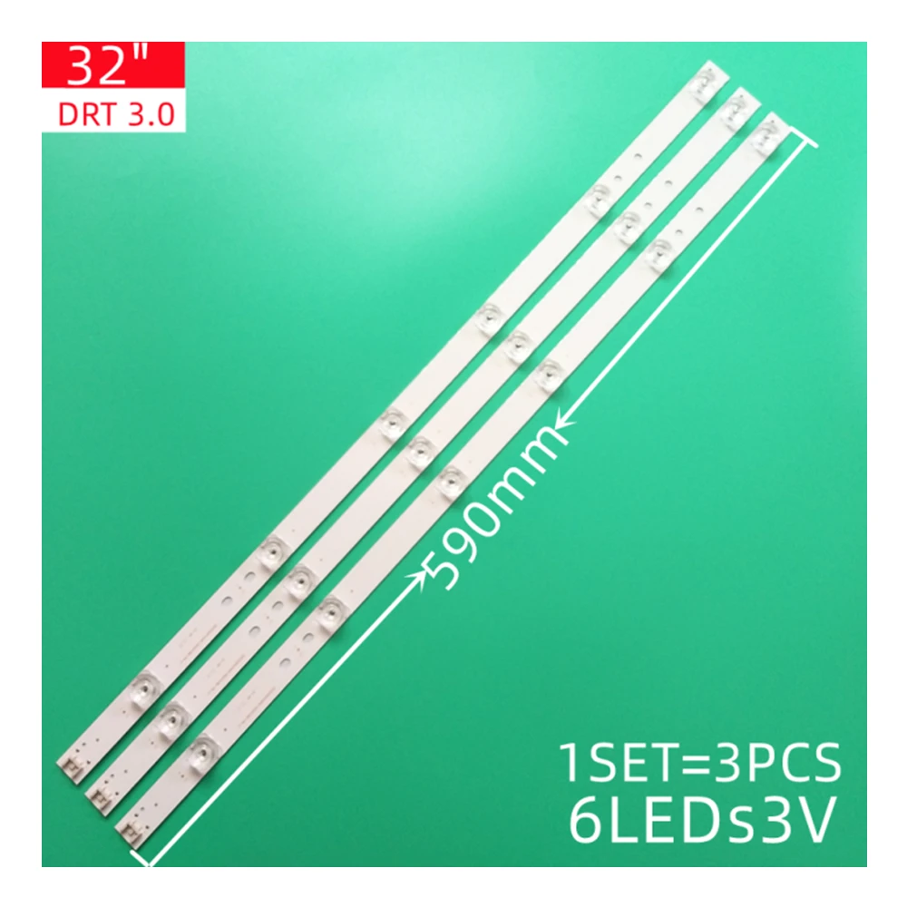 LED backlighting spare part for LG 32LF580V-Z 32LF580U-ZA 32LF580N-ZA LED strip lighting DRT3.0 32 A B