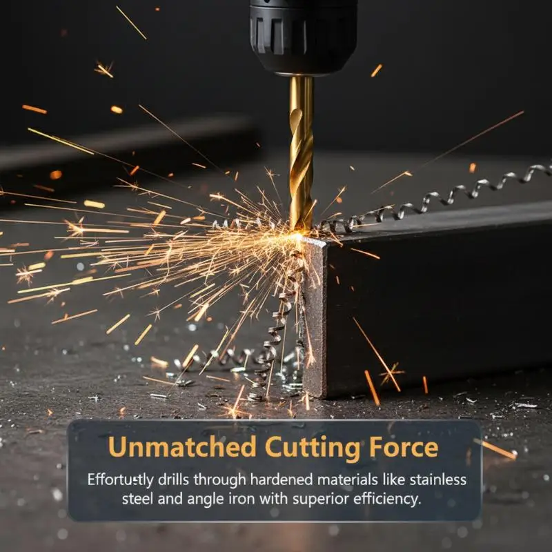 Stainless Steel Twist Drill Bit Ultra Short 2MM-10MM Hex Shank High Hardness For Precise Hole Making Mechanical Work