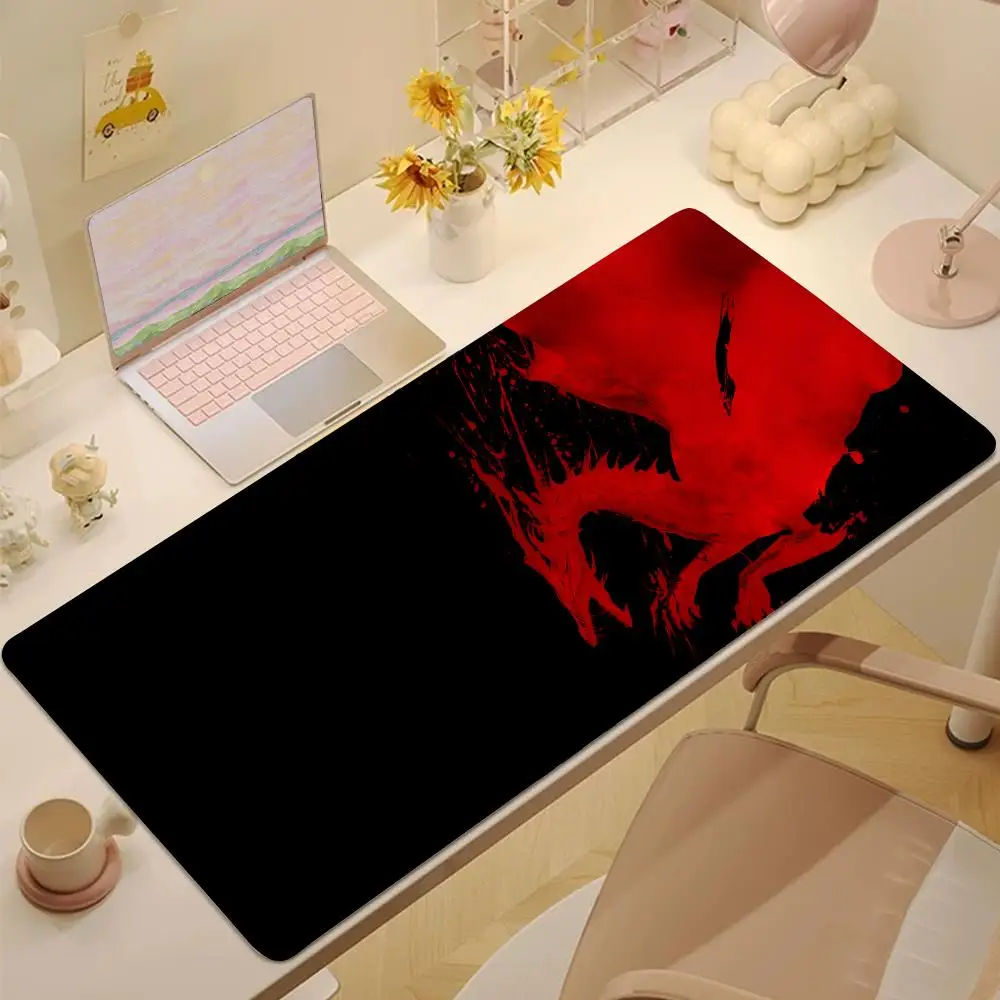 

the doragon game Mouse Pad Tablet mouse Pad Laptop xl desktop mouse pad, cute HD Rainbow Gaming keyboard pad, csgo Player, 90x40