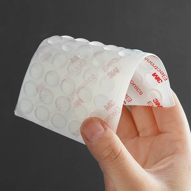 100Pcs Self Adhesive Door Stopper Rubber Damper Buffer Cabinet Bumpers Silicone Furniture Pads Cushion Protective Pads 6/8/10mm