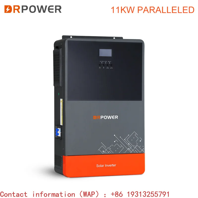 11KW MPPT Solar Charger Controller 48V Battery 230VAC PV String Inverter for Hybrid Solar System Single Phase Output