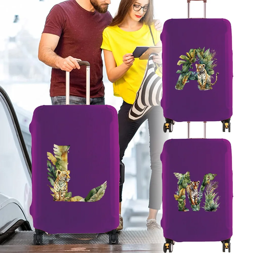 

Trolley Box Cover Thick Elastic Luggage Cover Protector Wear Resistant Multiple Style Options 18-32inch Luggage Suitable