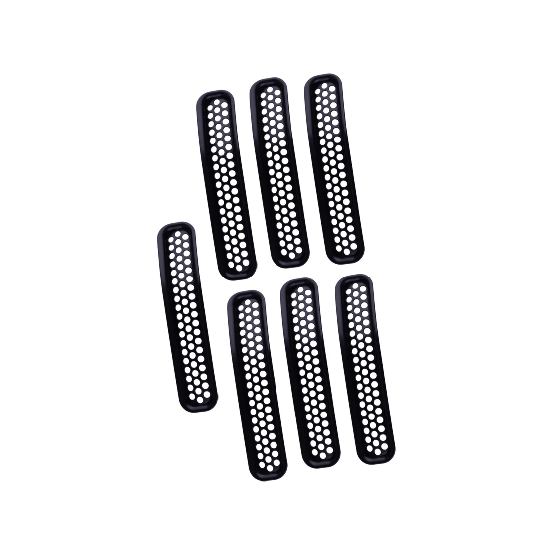 

Set Front Bumper Grille Cover Trim Insert Mesh Guard Protect Fit for Jeep Wrangler TJ 1997-2006