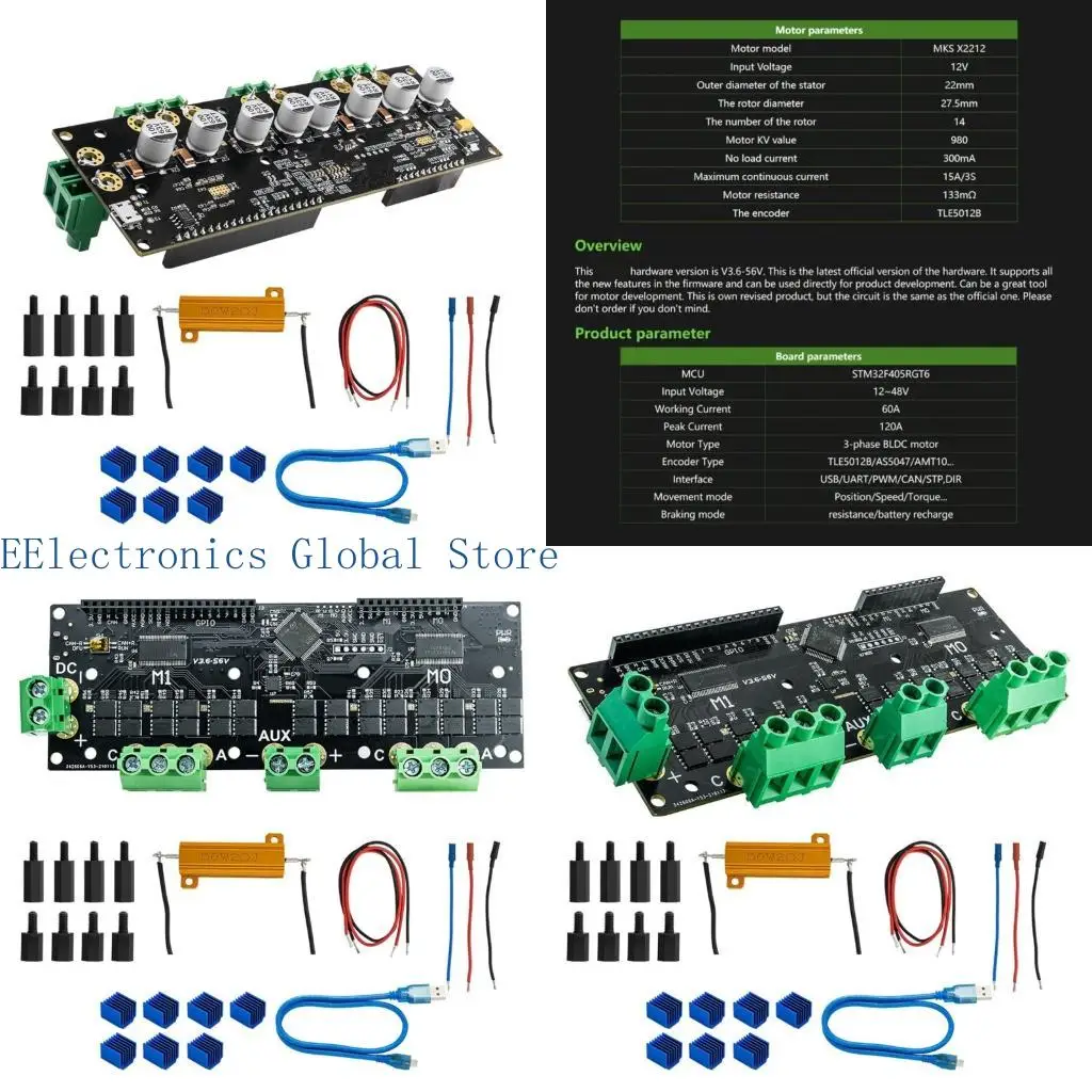 

462B BLDC Servo Motor Controller Seamless Device Integration FOC BLDC