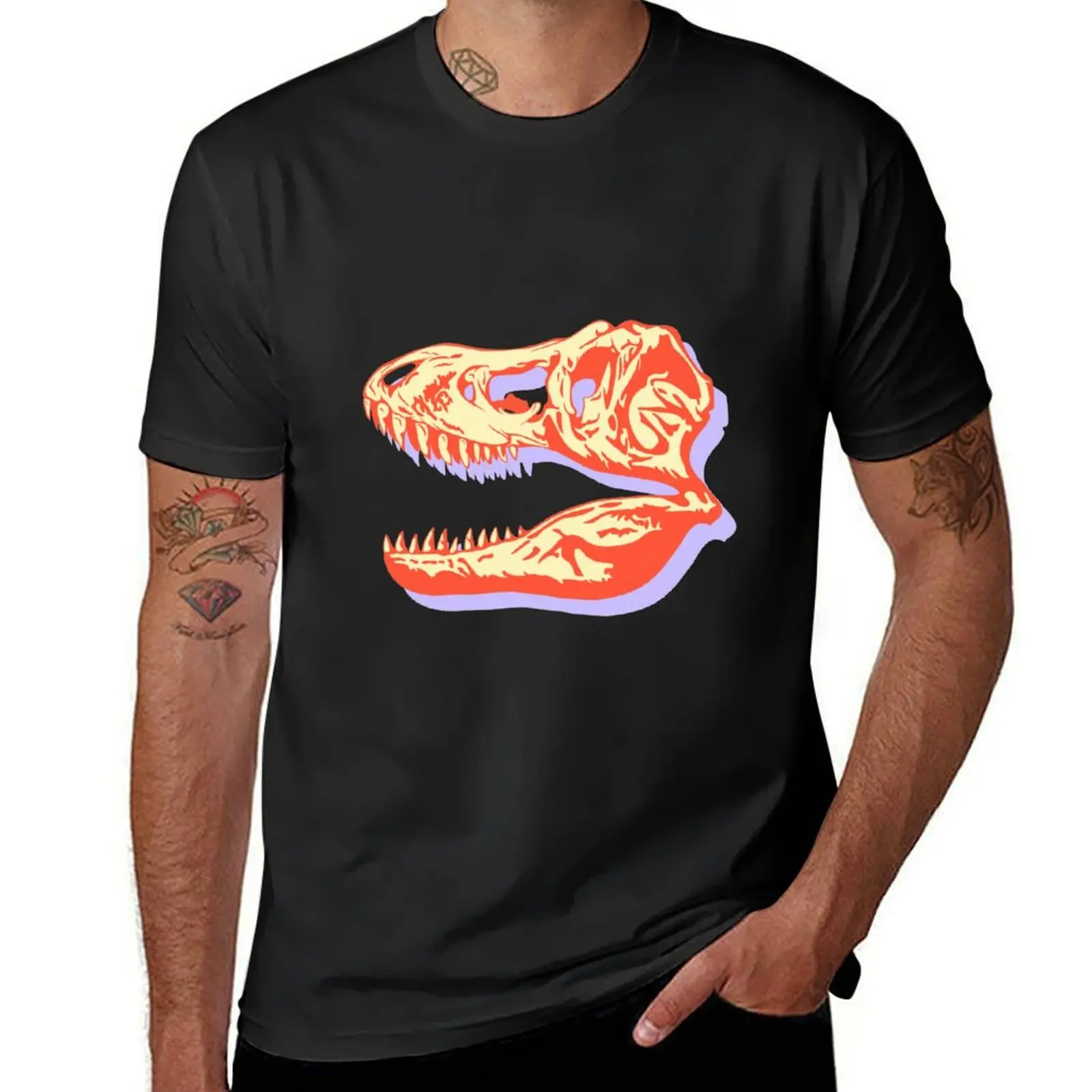 Jurassic Neon T-Shirt quick drying shirts graphic tees men workout shirt